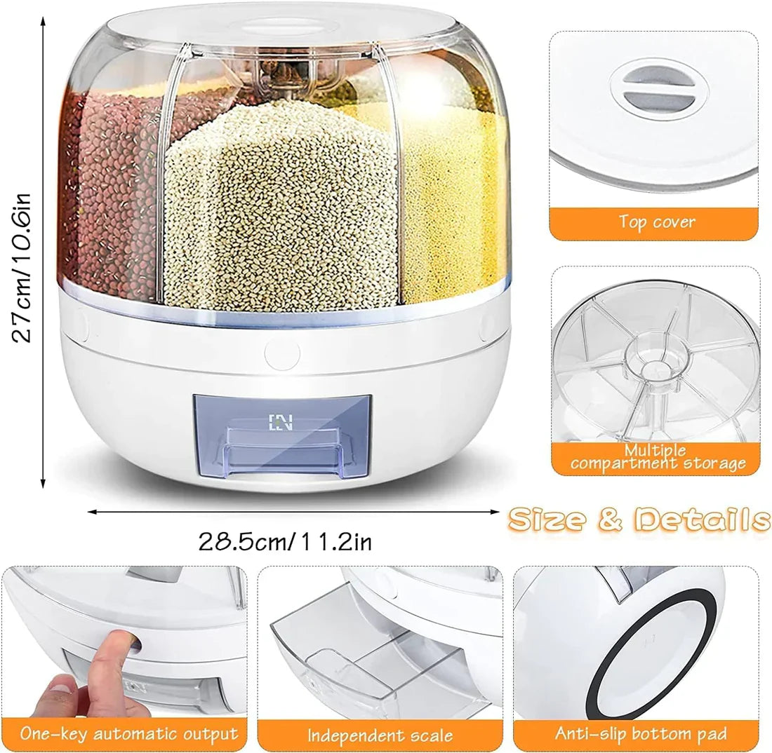 360°Rotating Dry Food Dispenser